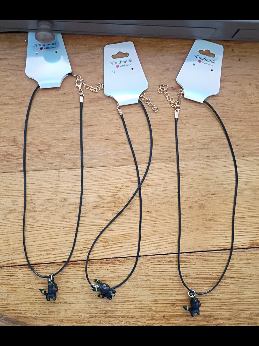 Handmade 3D Printed Umbreon Necklace